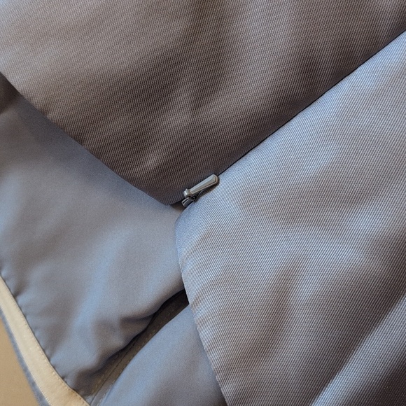 NWT Alfred Sung Strapless Column Gown Maxi Dress Back Slit Cloudy Blue 6 - Picture 9 of 13